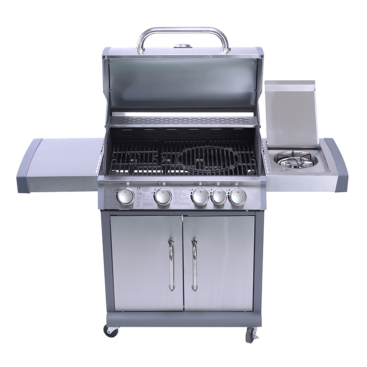 Lò nướng BBQ bằng gas hộp lửa tráng men